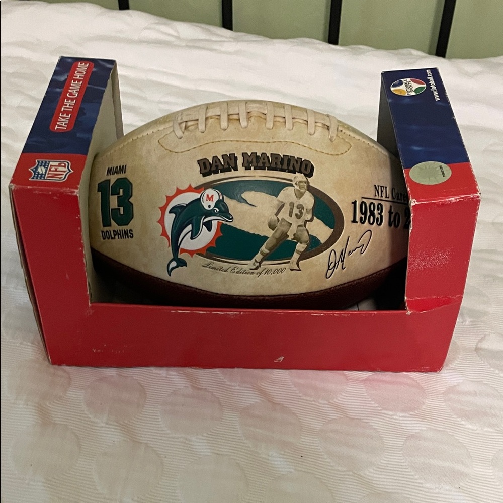 Dan Marino Miami Dolphins Collectible Football